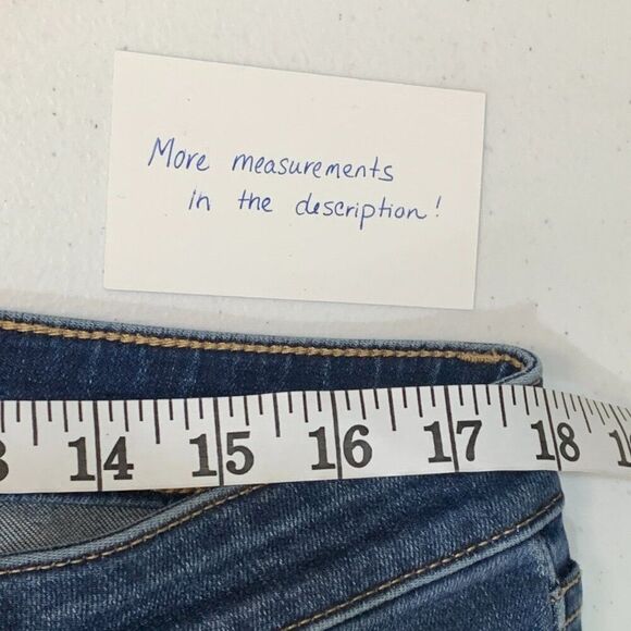 A.N.A. Jeans sz 16 T Tall Mid Rise Jegging Skinny Stretch Dark Wash Inseam 31.5" - Picture 11 of 12